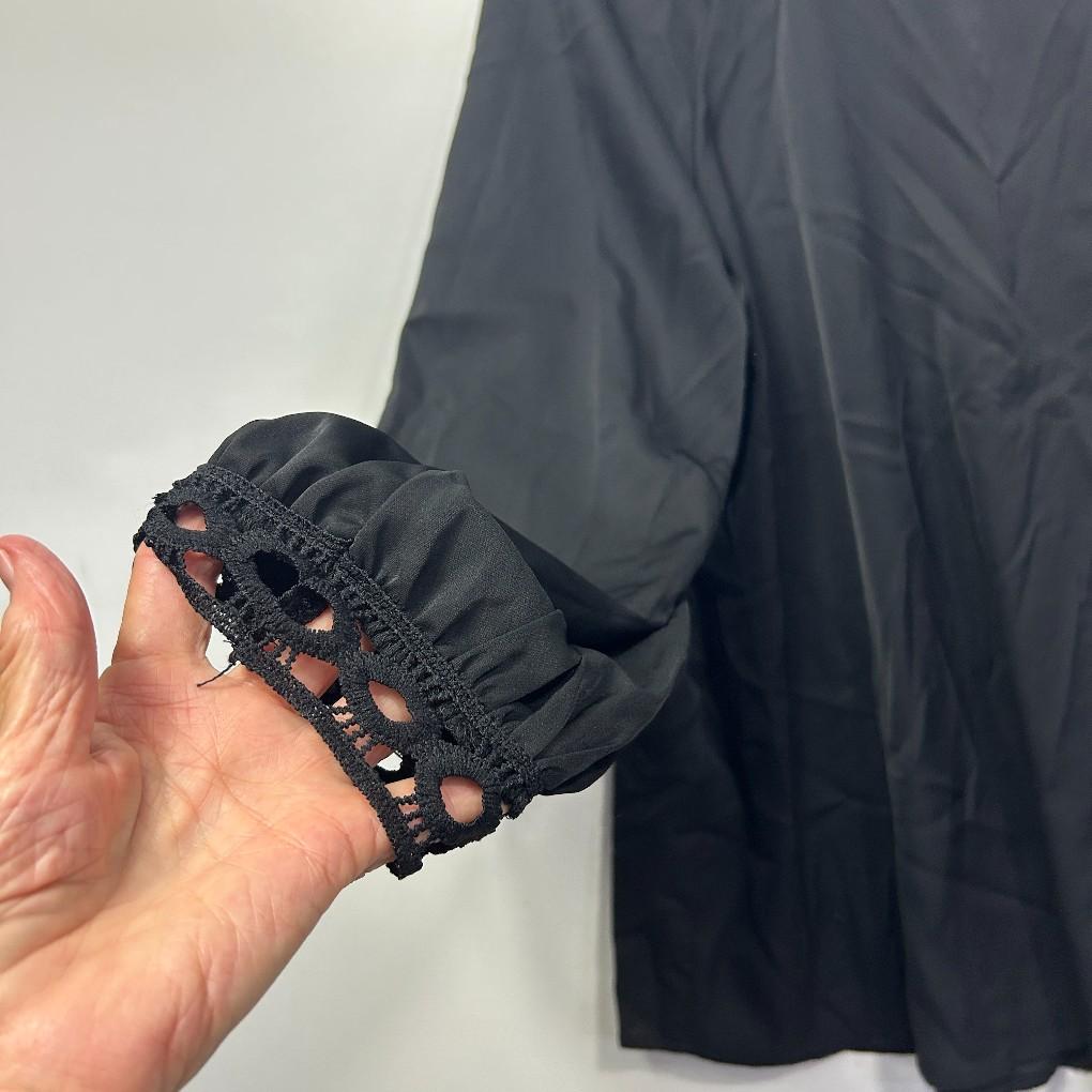 Black Long Sleeve Top - Size 2XL