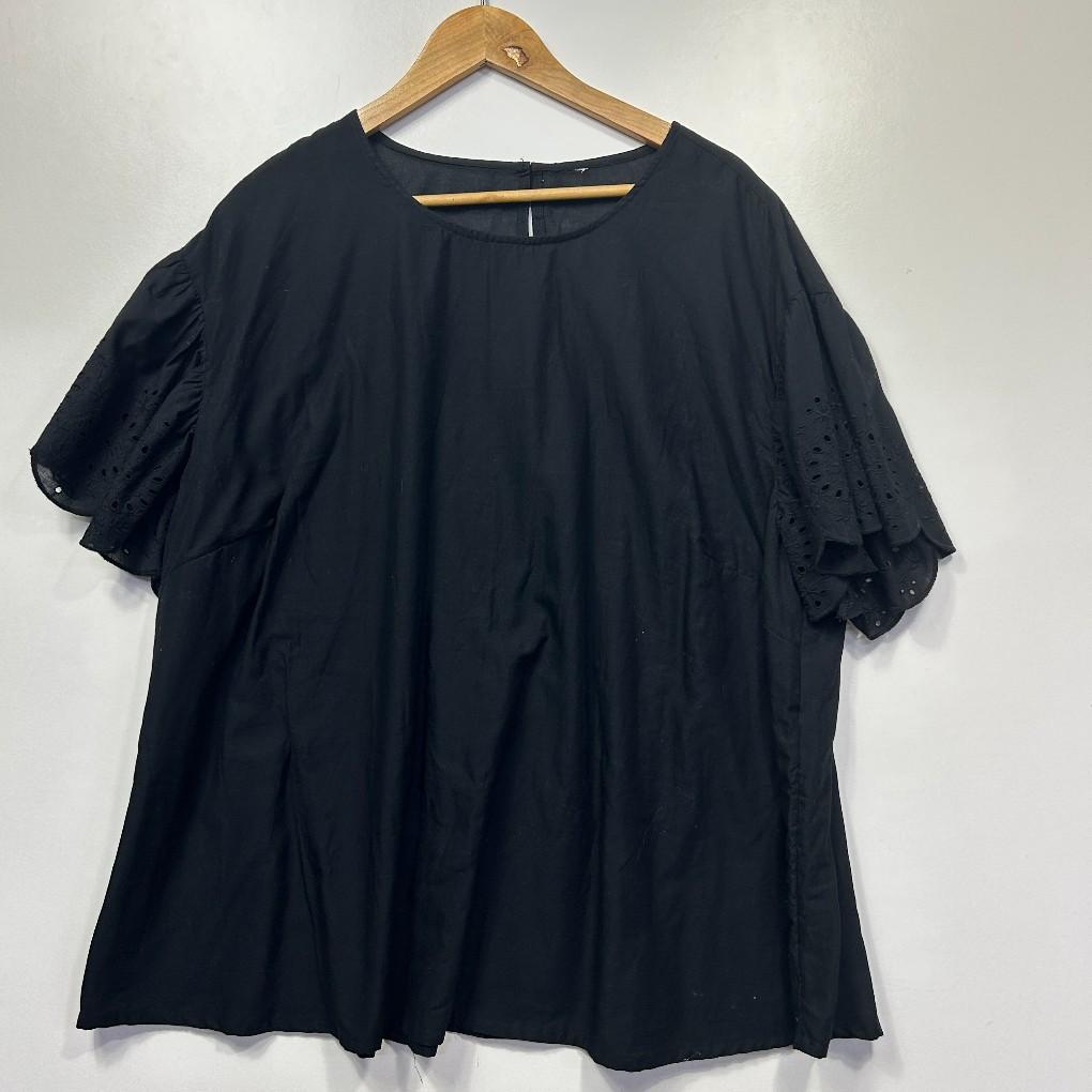 Black Long Sleeve Top - Size 2XL