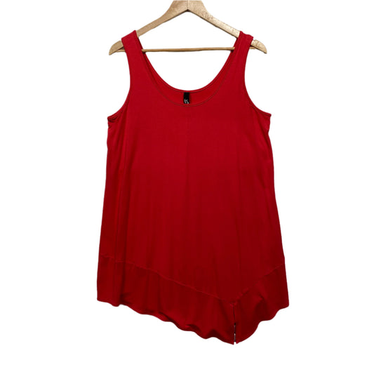 Taking Shape Top Size 14 XS Red Sleeveless