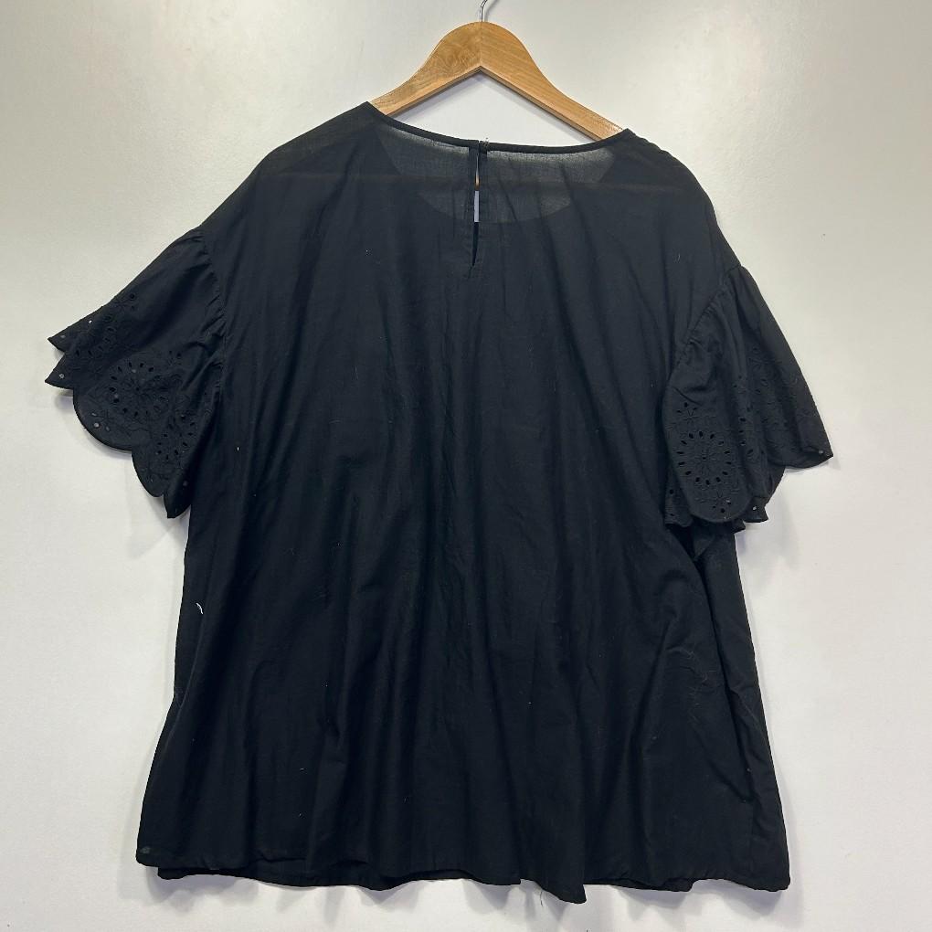 Black Long Sleeve Top - Size 2XL