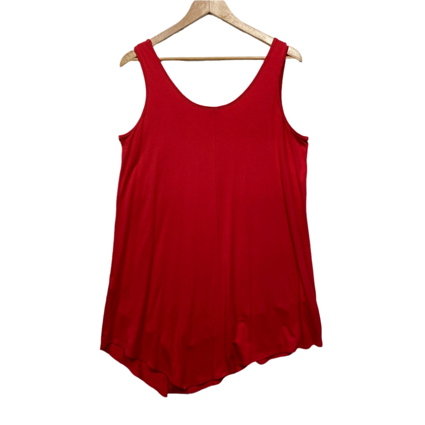 Taking Shape Top Size 14 XS Red Sleeveless