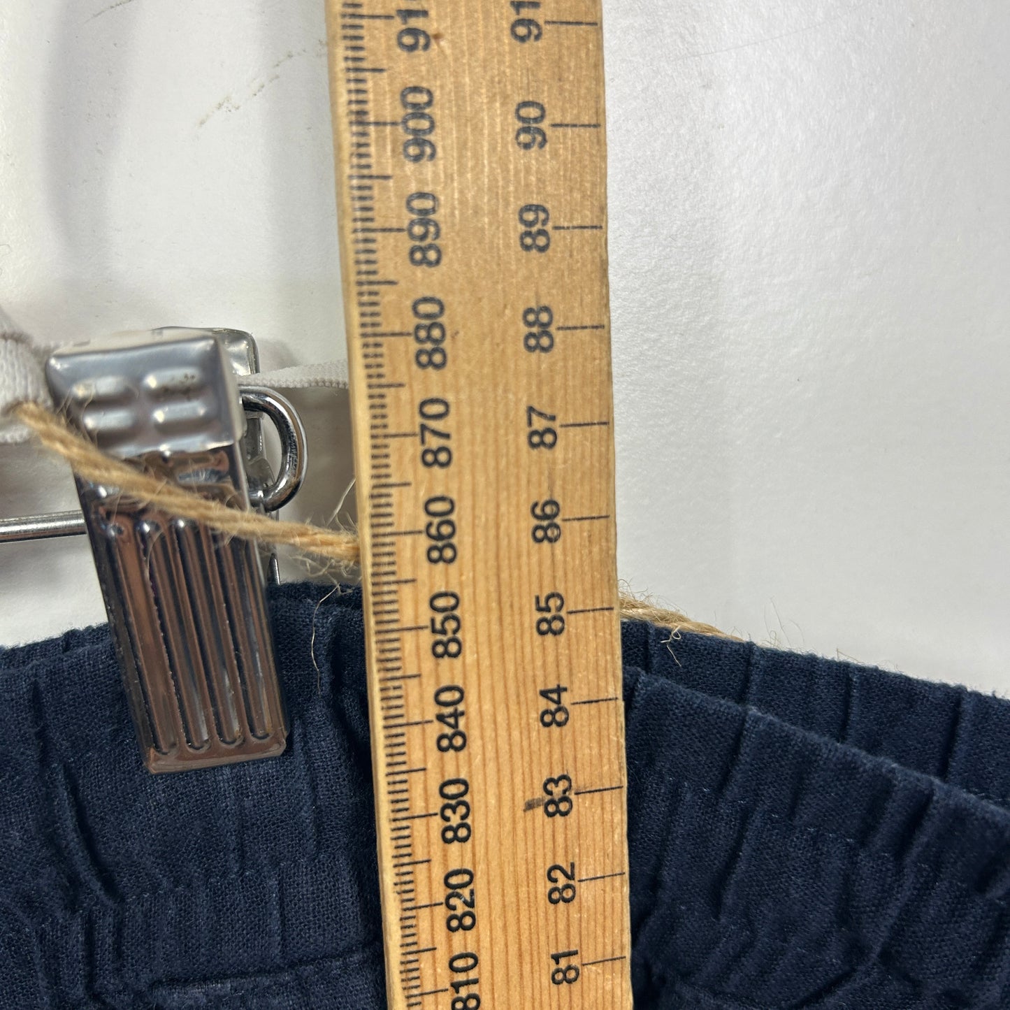 Suzanne Grae Linen Navy Pants - Size 22