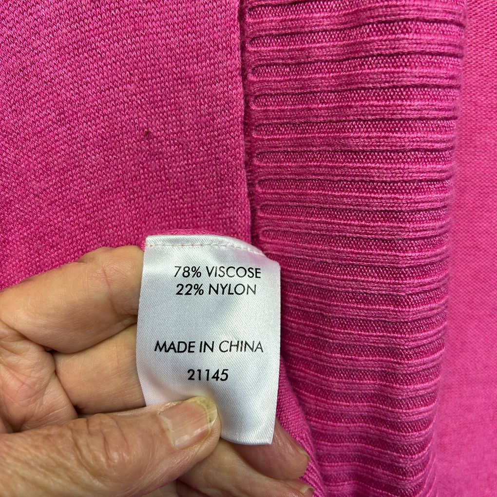 Suzanne Grae Pink Cardigan - Size 2XL