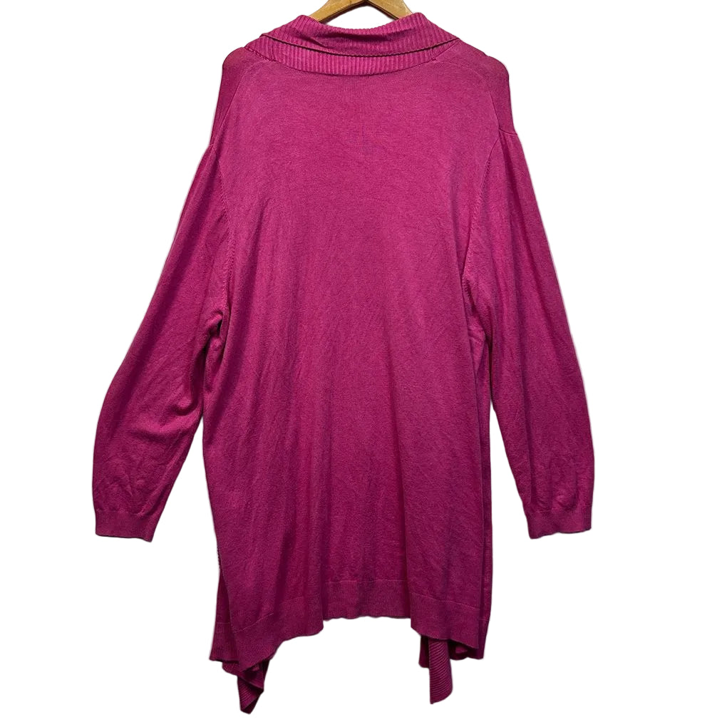 Suzanne Grae Pink Cardigan - Size 2XL