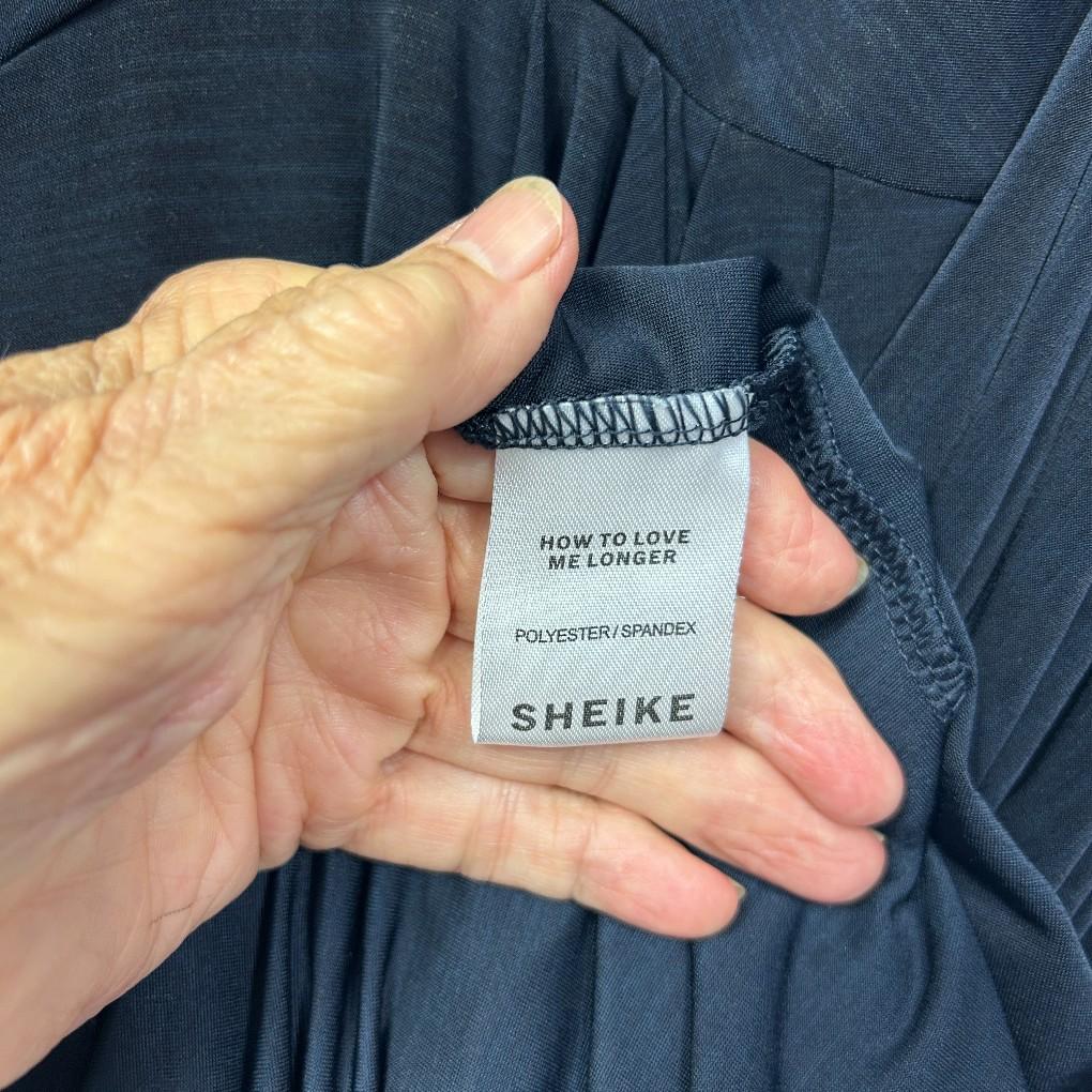 Sheike Cocktail Black Dress - Size 16