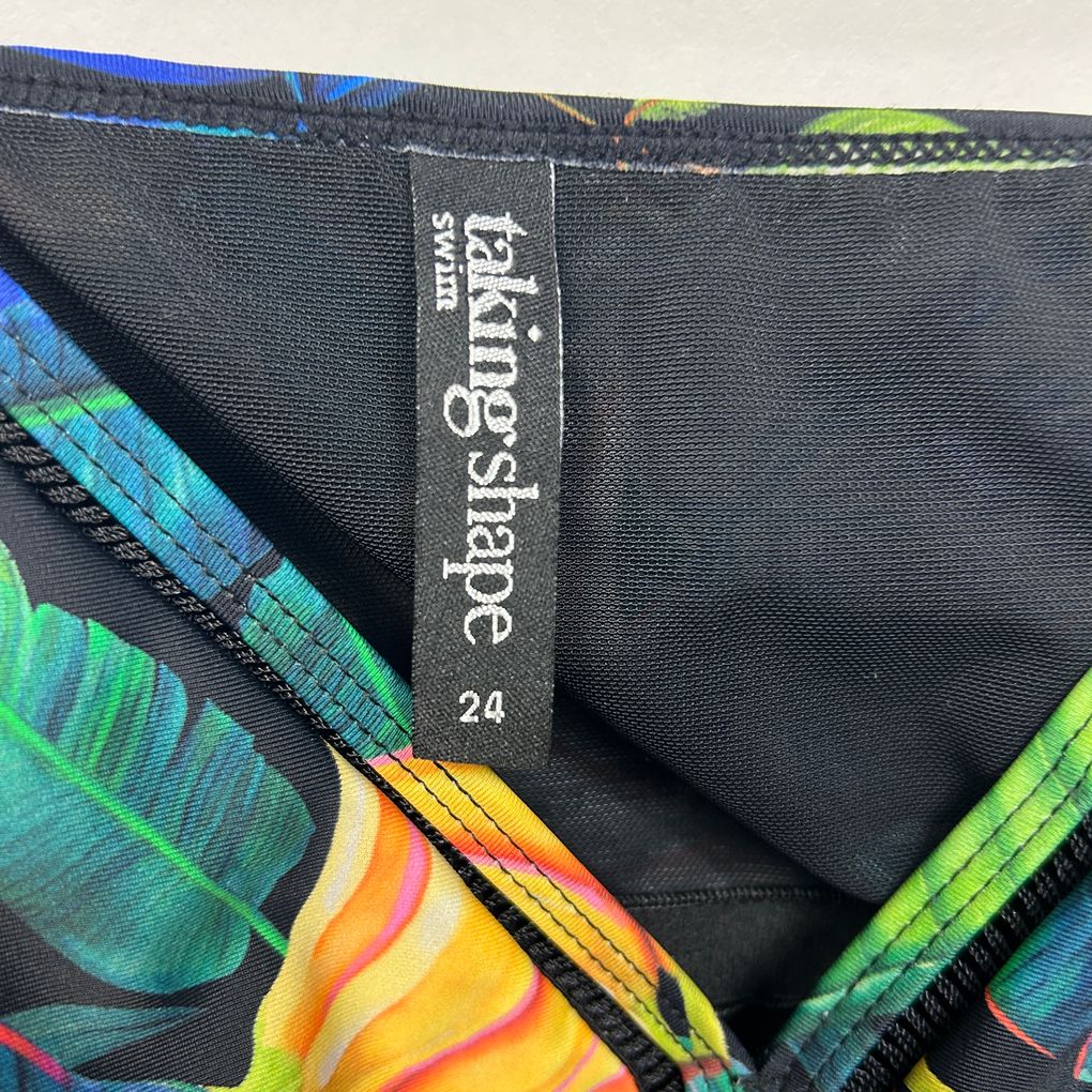 Taking Shape Multicoloured Print Tankini Top - Size 24