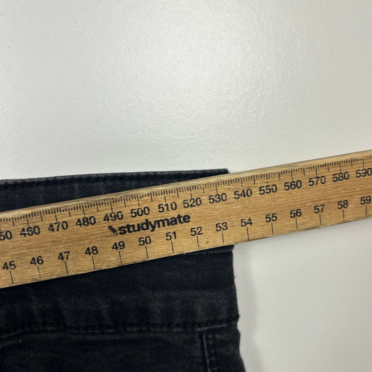 Autograph Black Elastic Waist Jeans - Size 24