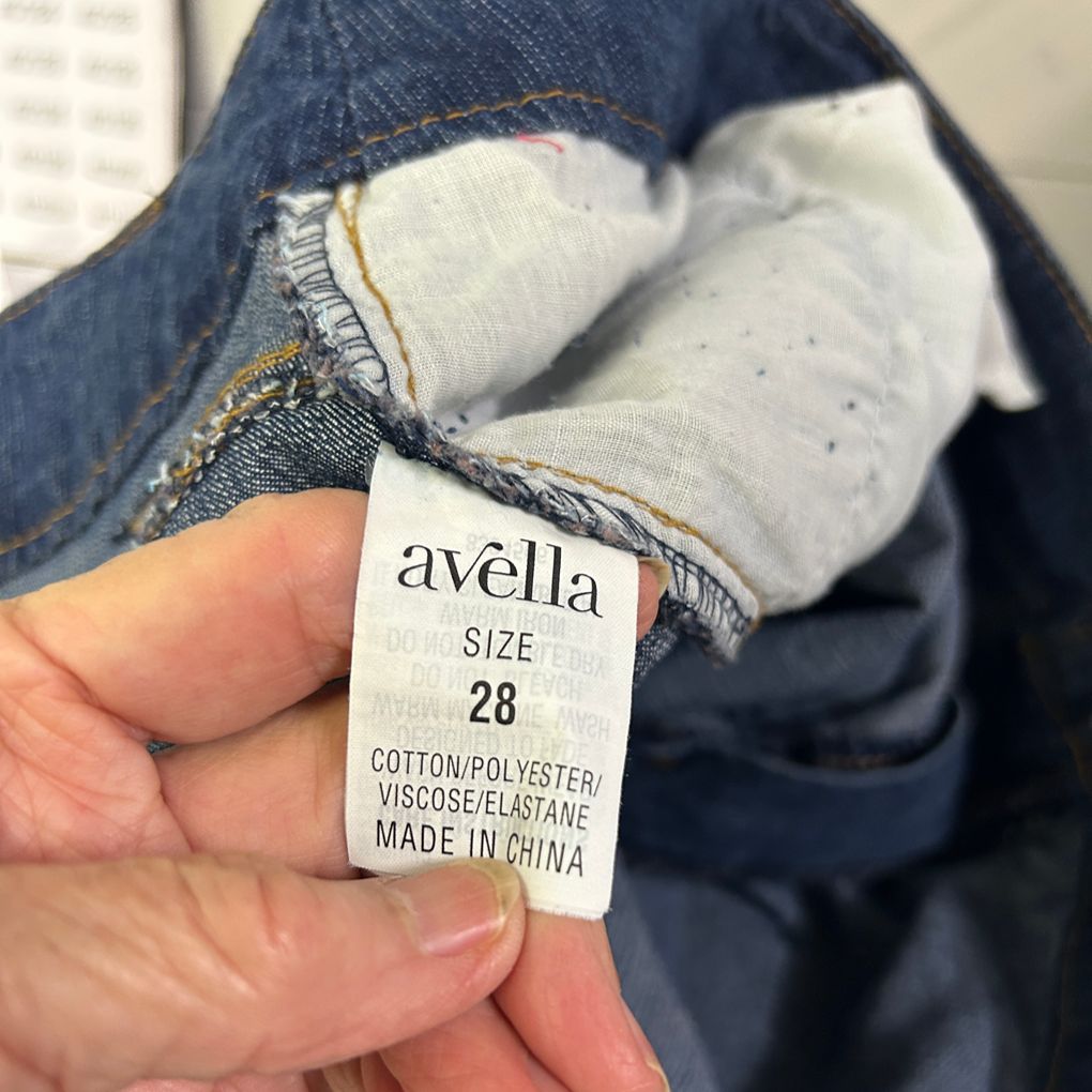 Avella Blue Denim Shorts  - Size 28