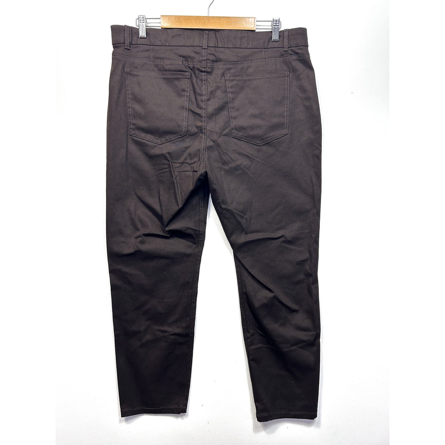 Rockmans Brown Cotton Jeans Pants - Size 18