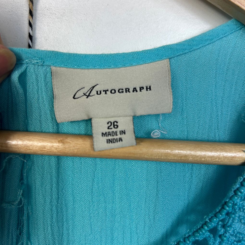 Autograph Teal Dress - Size 26