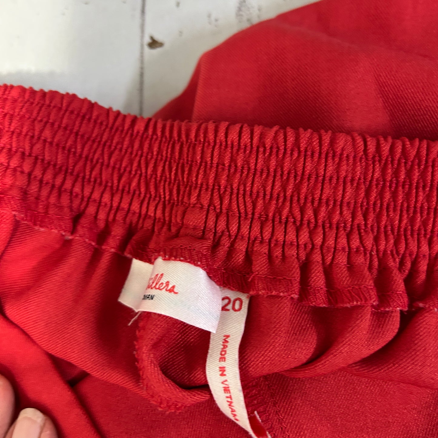 Millers Red Cropped Pants - Size 20