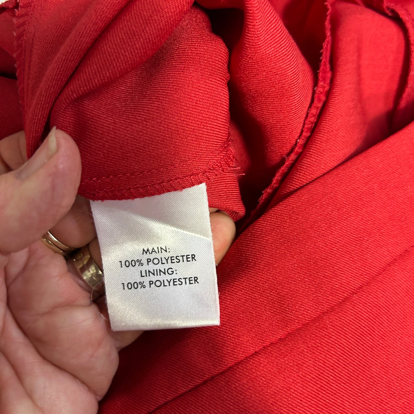 Millers Red Cropped Pants - Size 20