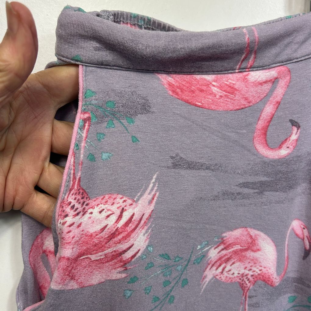 Autograph Grey Flamingo Pyjama Set - Size 26