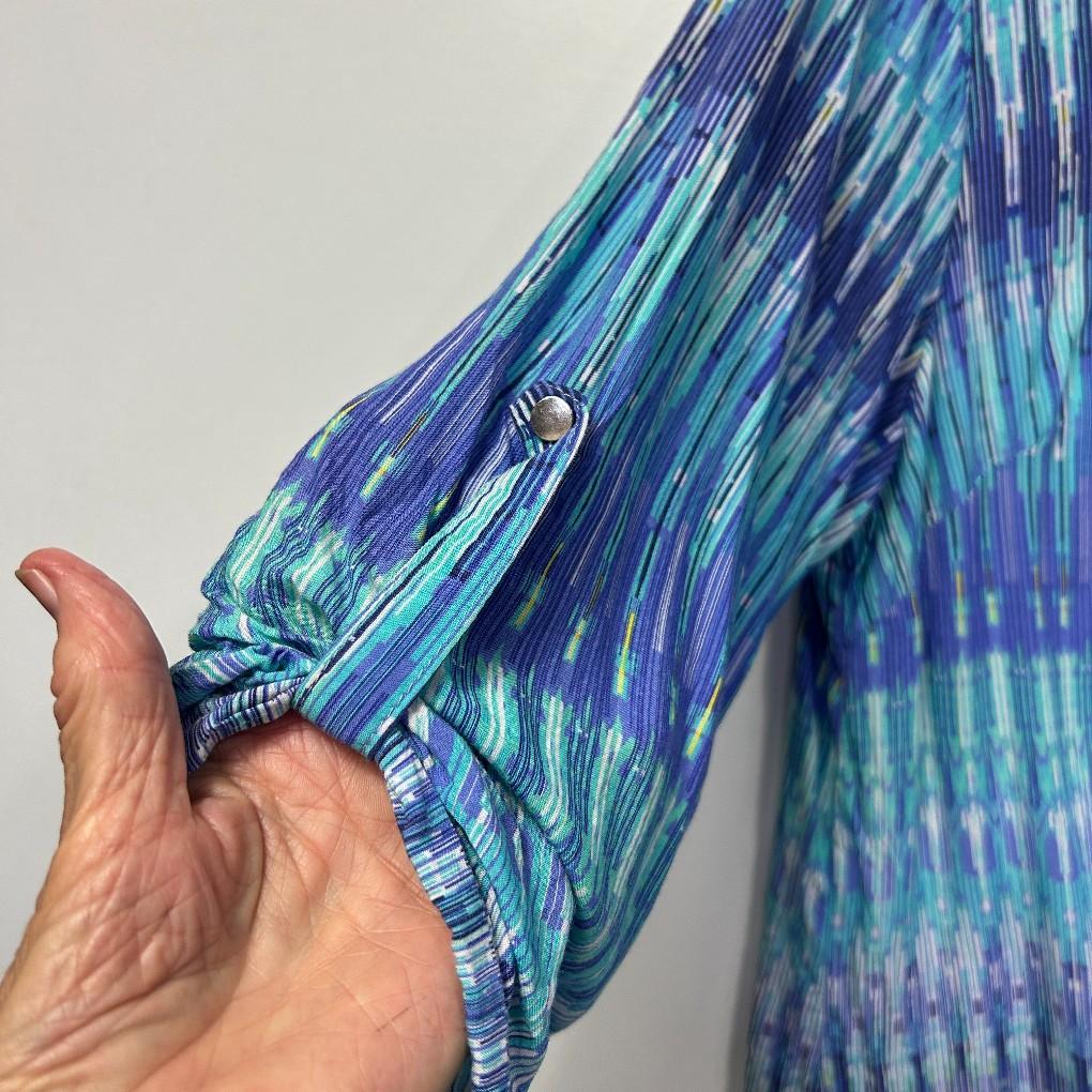 Rockmans Blue Top - Size 18