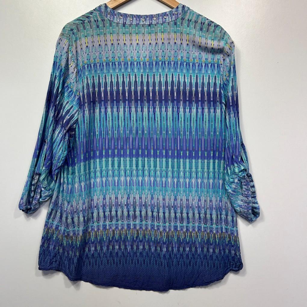 Rockmans Blue Top - Size 18