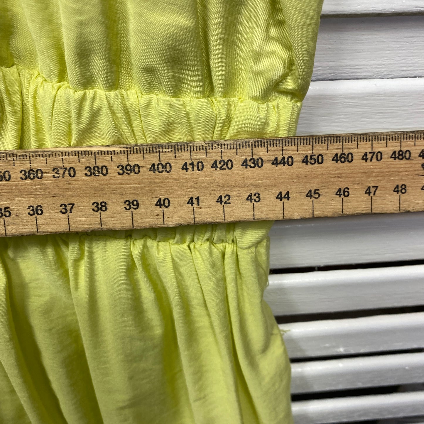 Lily Loves Maxi Dress Size 18 Lime Sleeveless Deep V Neck Ruffle Trim