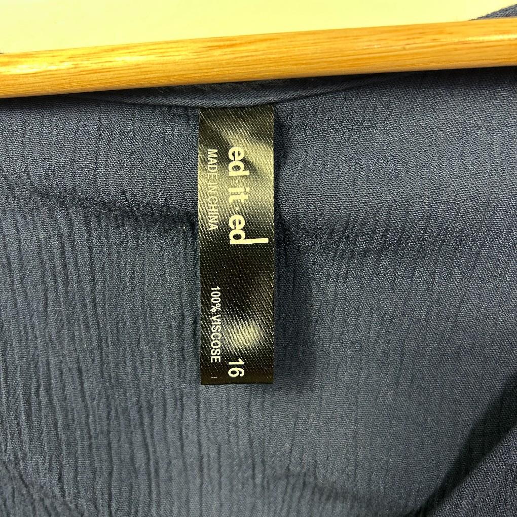 Edited Navy Top - Size 16