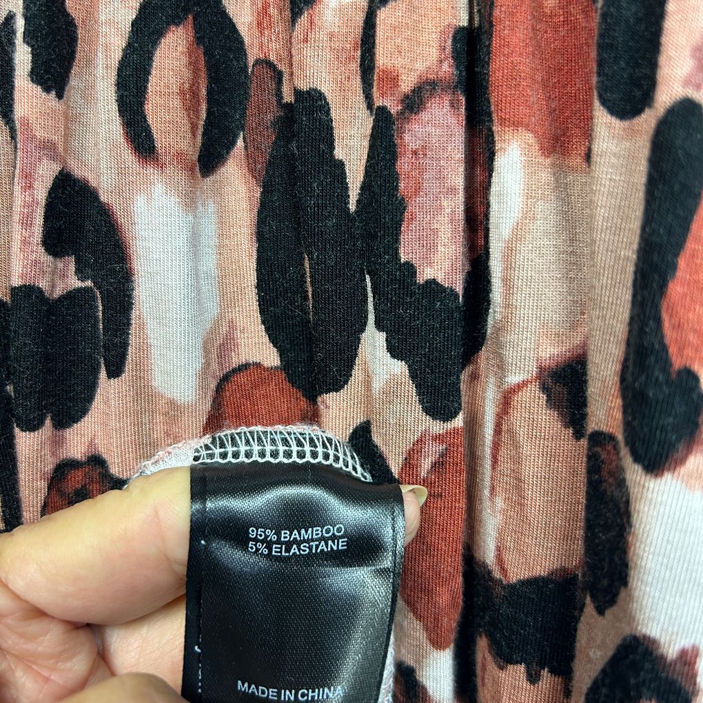 Taking Shape Rust Leopard Print Dress - Size 20/L