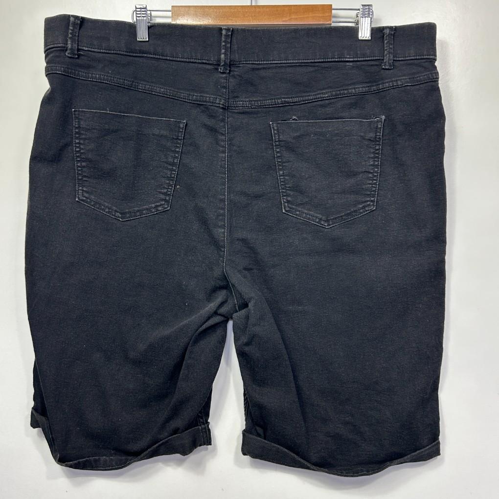 Avella Black Denim Shorts - Size 24