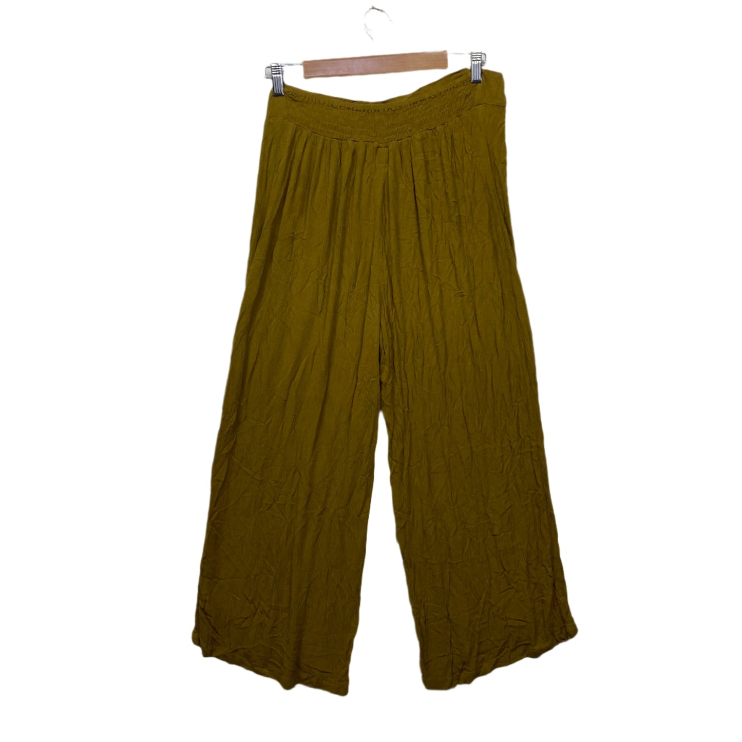 Sea of Love Pants Size XL 16 Khaki Rayon