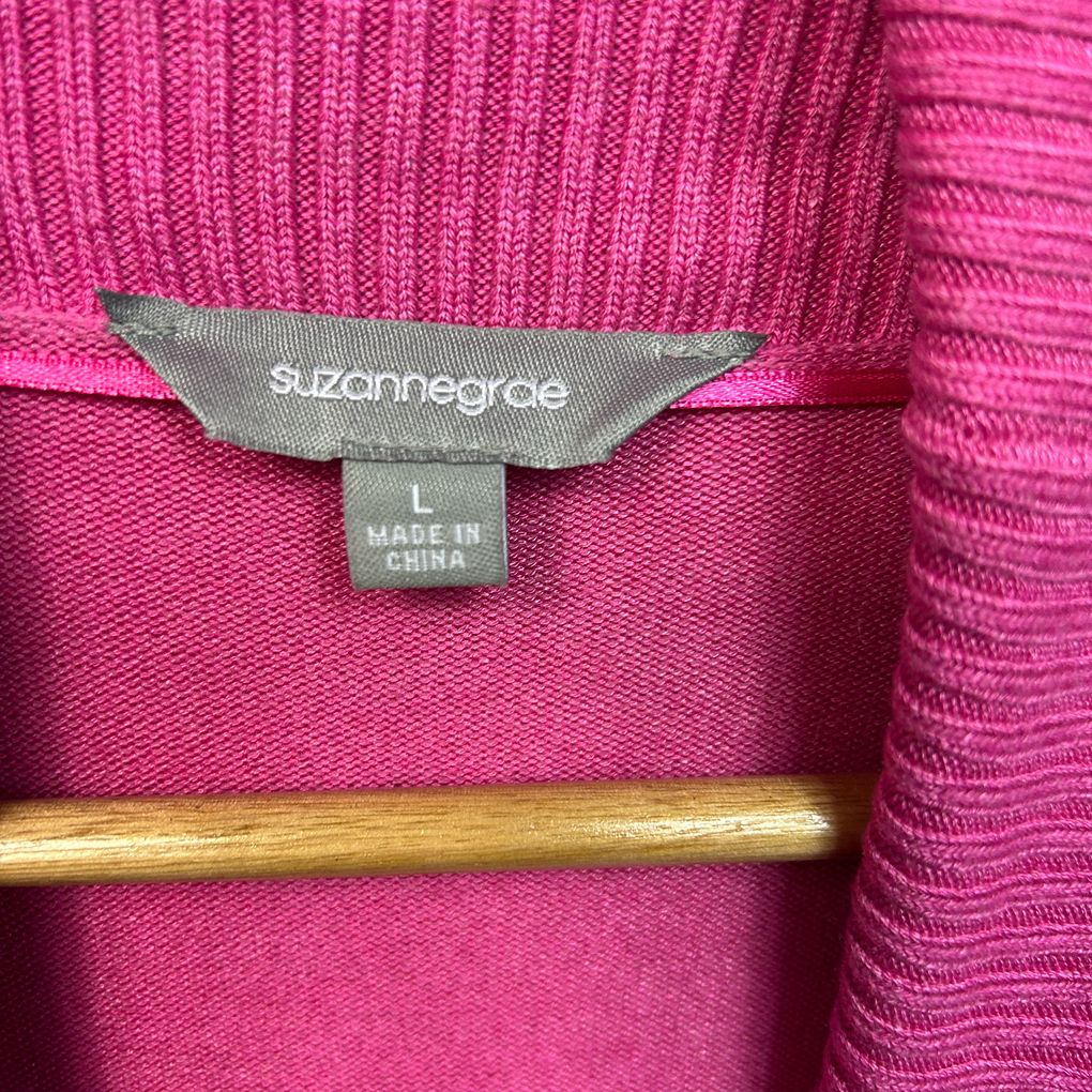 Suzanne Grae Pink Cardigan - Size L