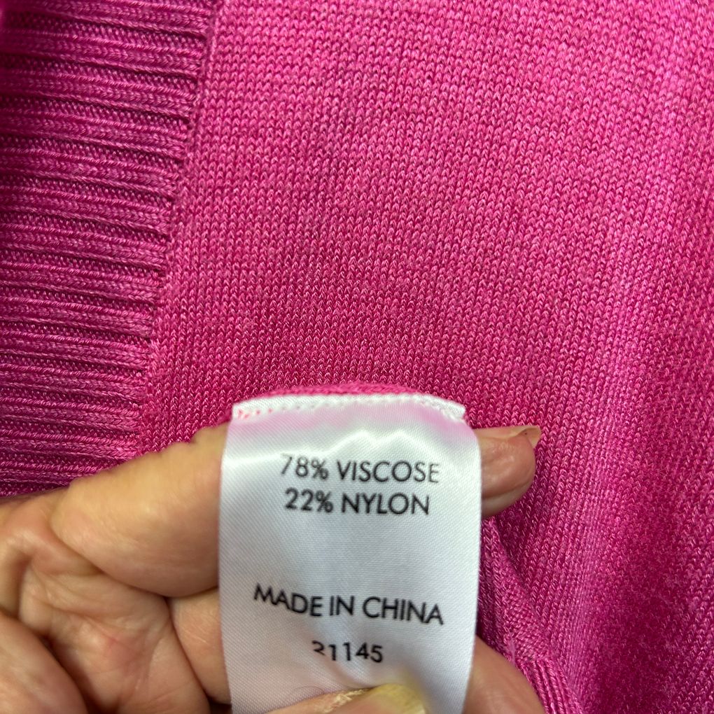 Suzanne Grae Pink Cardigan - Size L