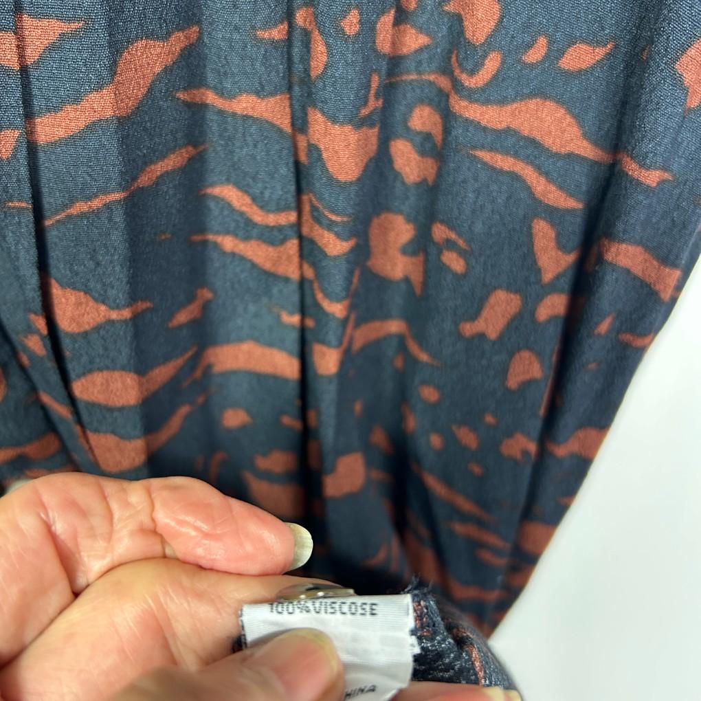 Foil Navy Dress - Size 14