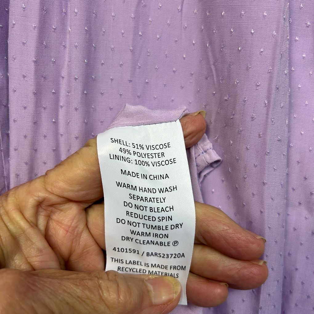 Basque Lilac Sleeveless Maxi Dress - Size 16