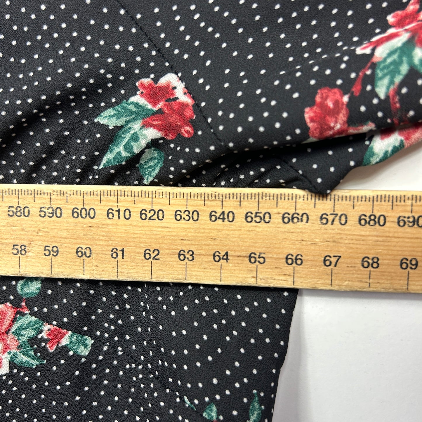 Autograph Black Floral Print Top - Size 20