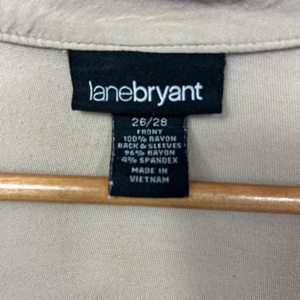 Lane Bryant Tan Blouse - Size 26/28