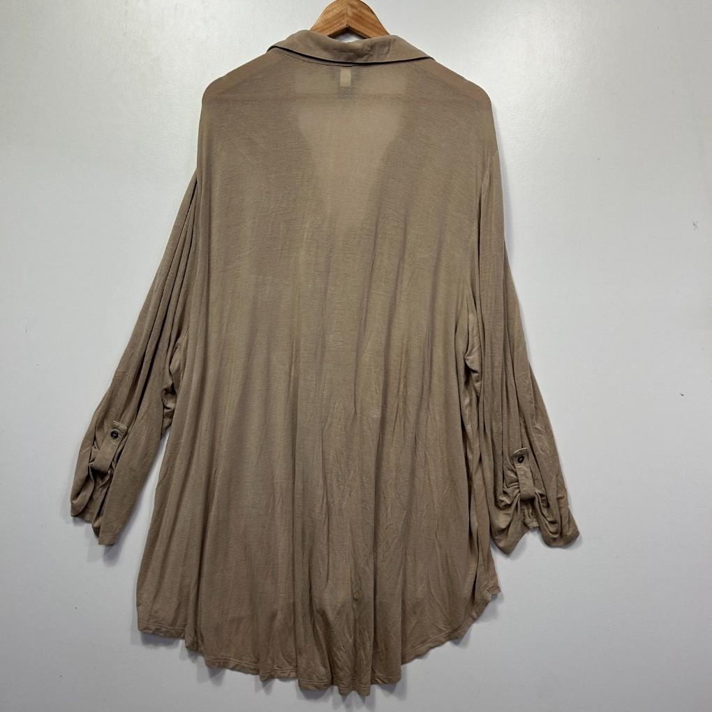 Lane Bryant Tan Blouse - Size 26/28
