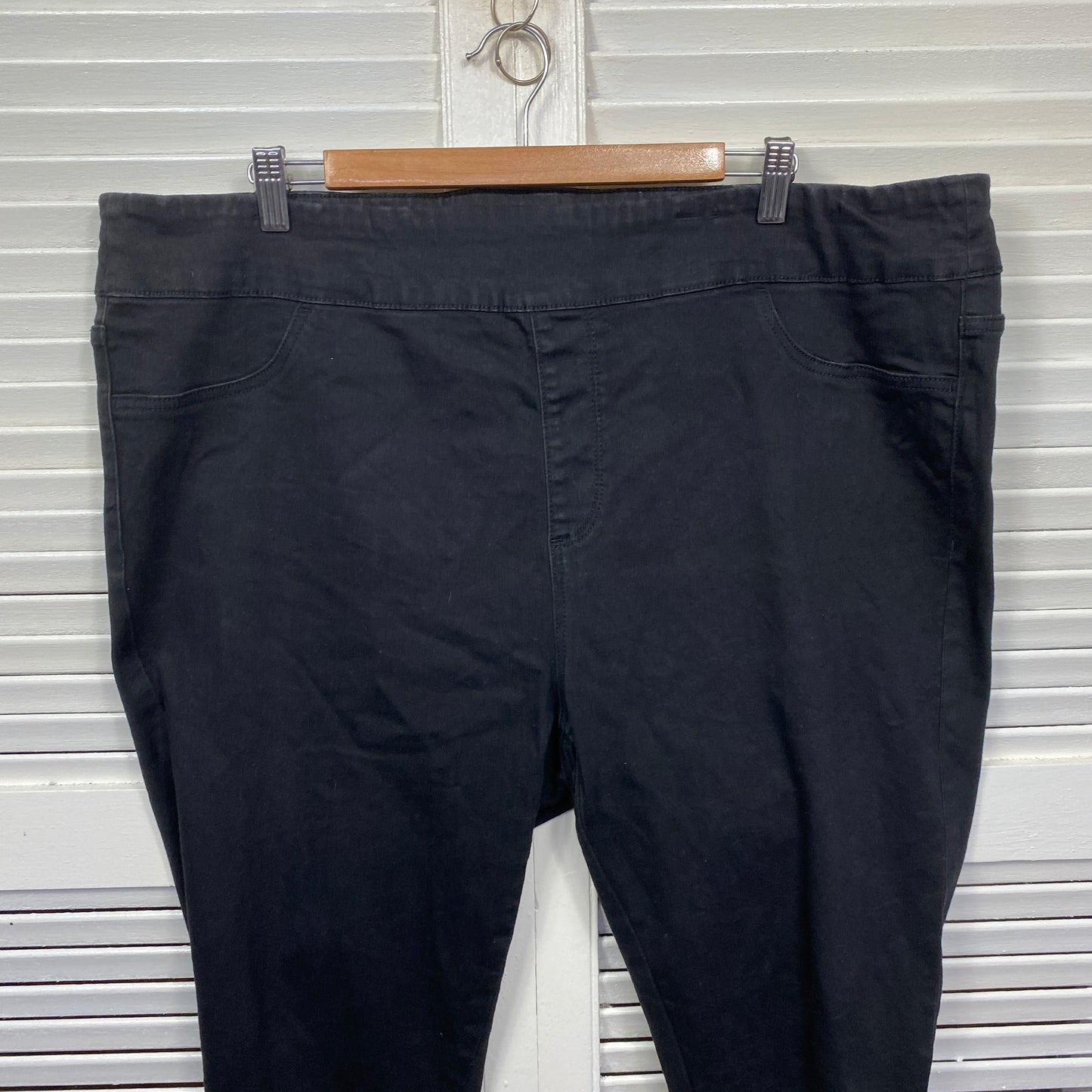 Target Curve Denim Pants Size 22 Black Pull On