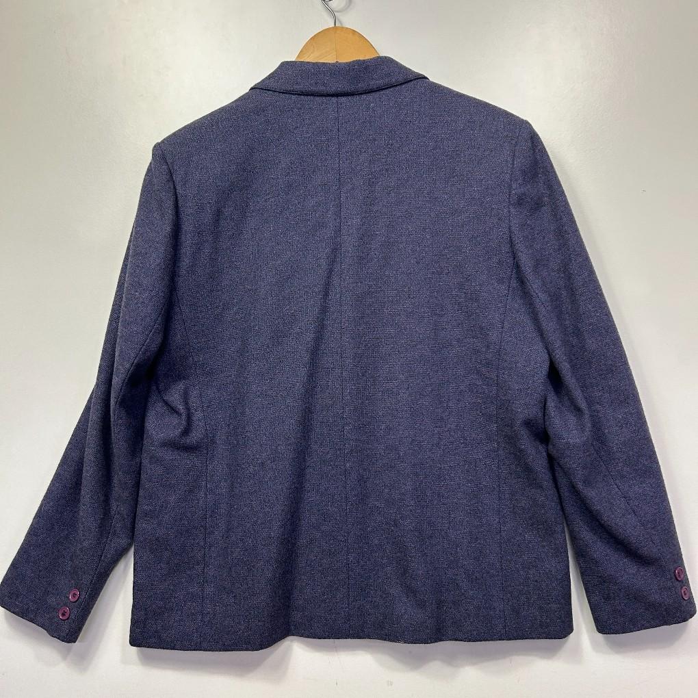 Vintage Wool Blend Blazer - Size 16