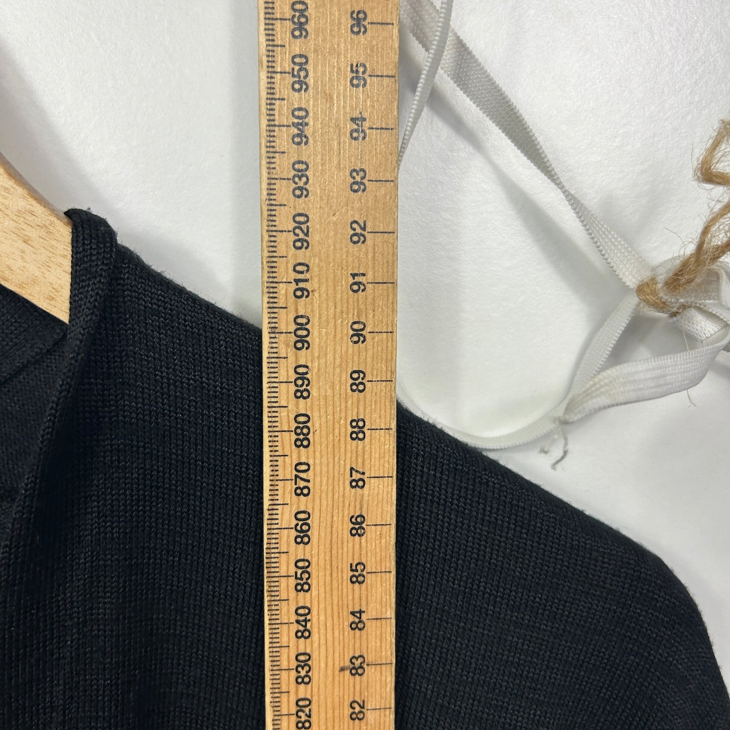 Katies Black Long Knit Cardigan - Size L