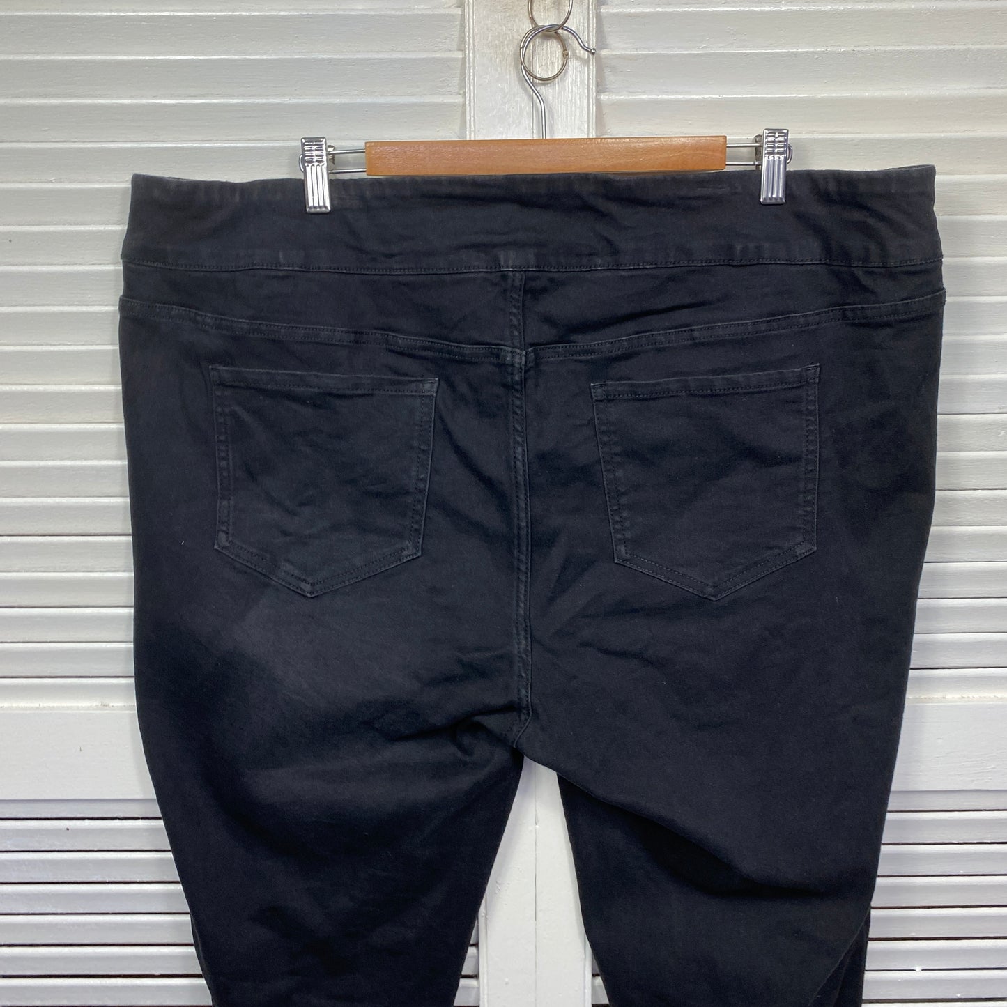 Target Curve Denim Pants Size 22 Black Pull On