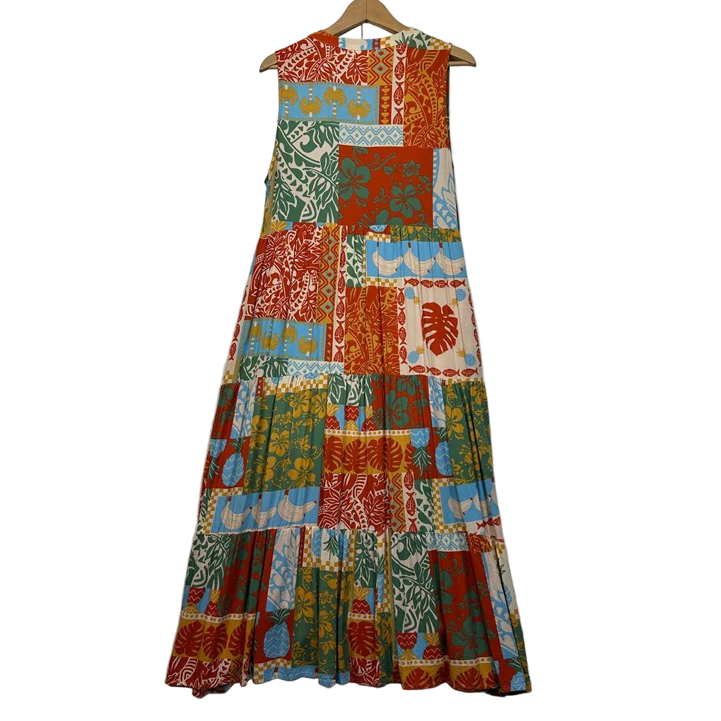 Vine Apparel Multicoloured Dress - Size 12
