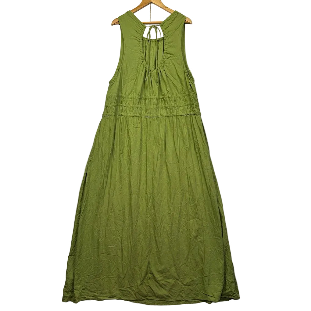 Autograph Green Linen Maxi Dress - Size 26