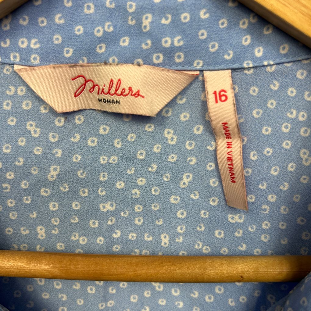 Millers Blue Top - Size 16