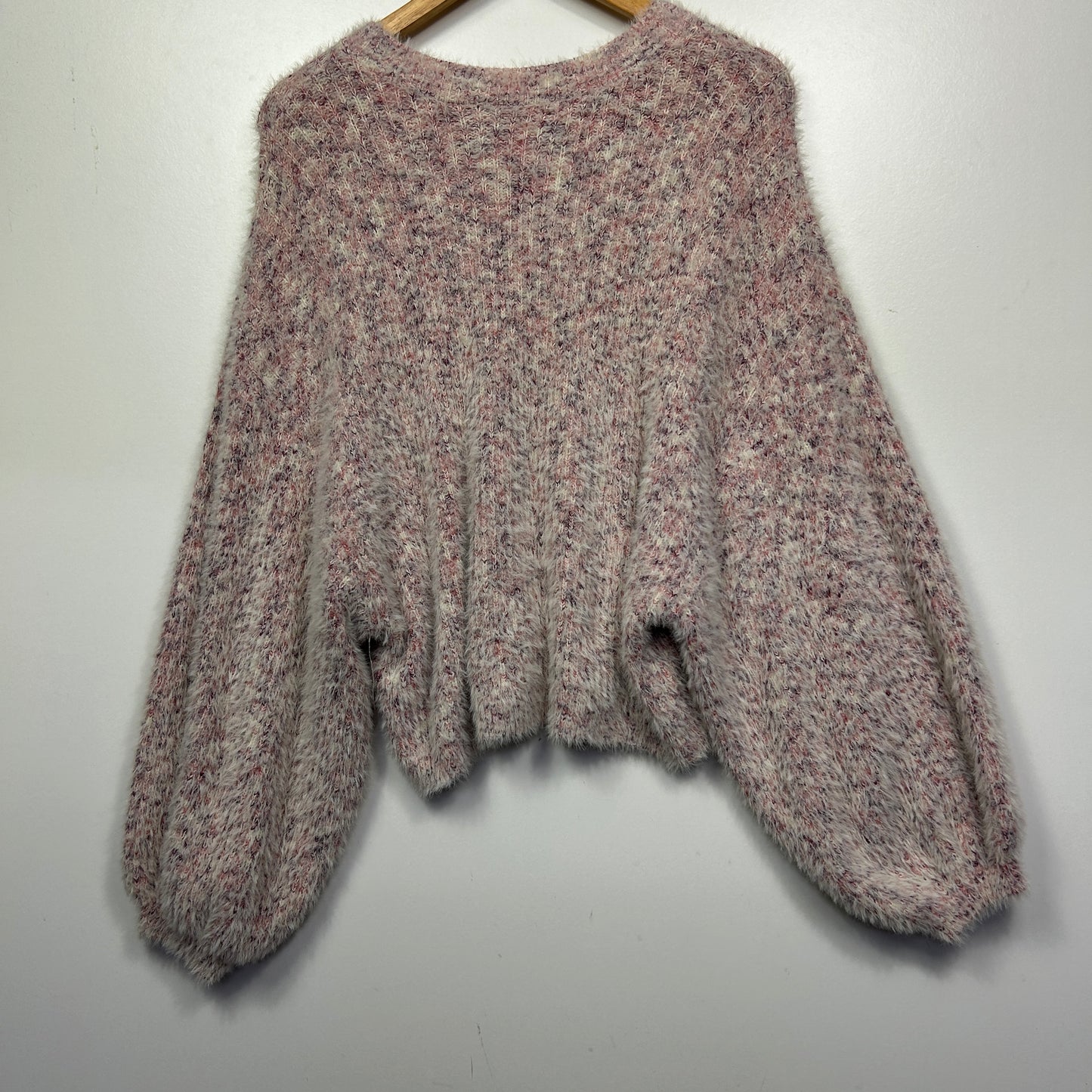 & me Pink Fluffy Long Sleeve Jumper - Size 16