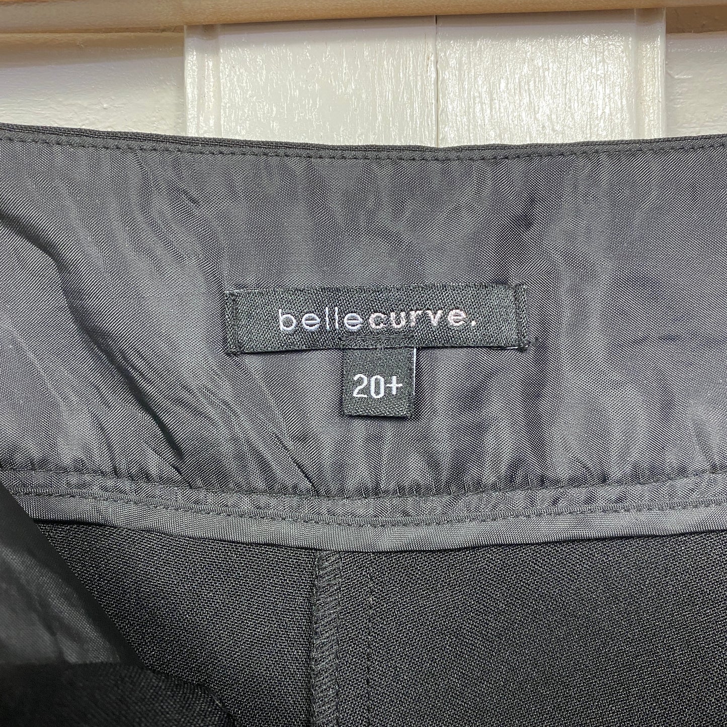 Belle Curve Pants Size 20 Black Pockets