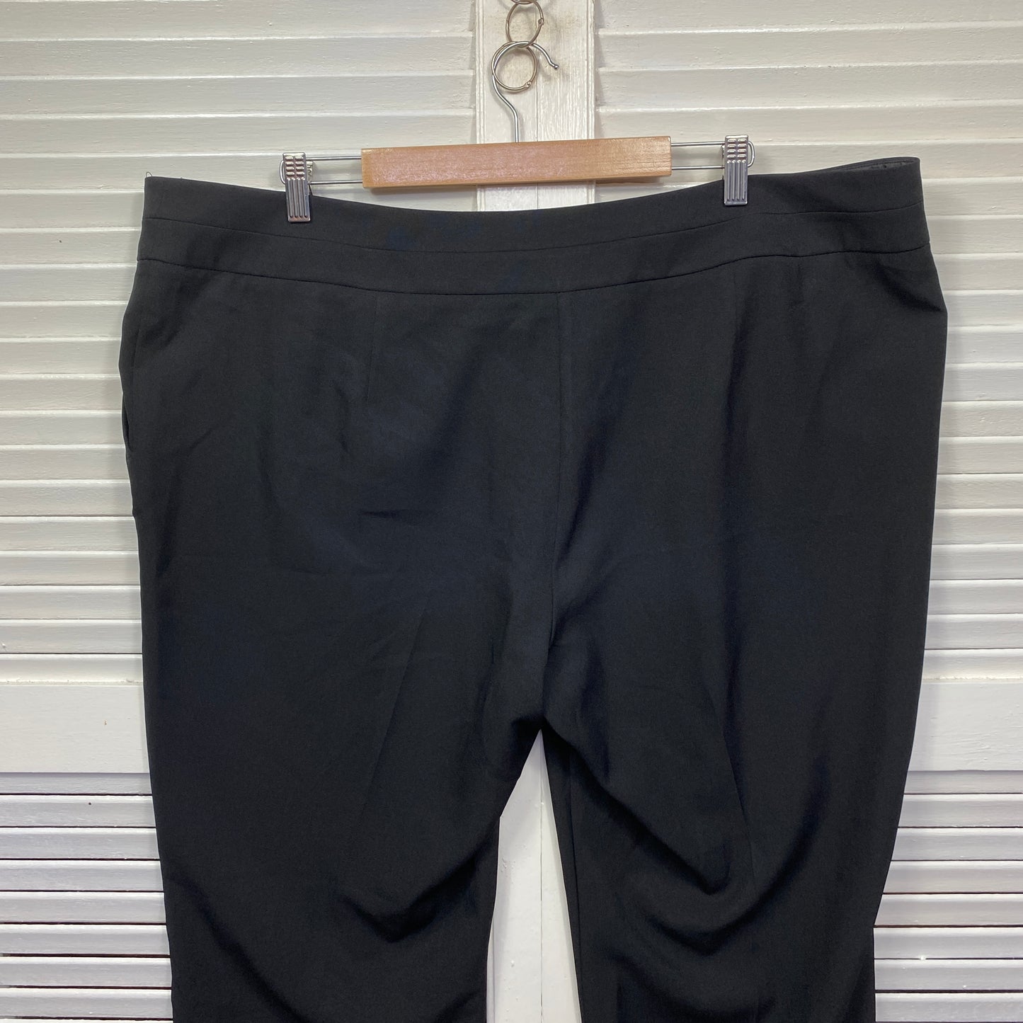 Belle Curve Pants Size 20 Black Pockets