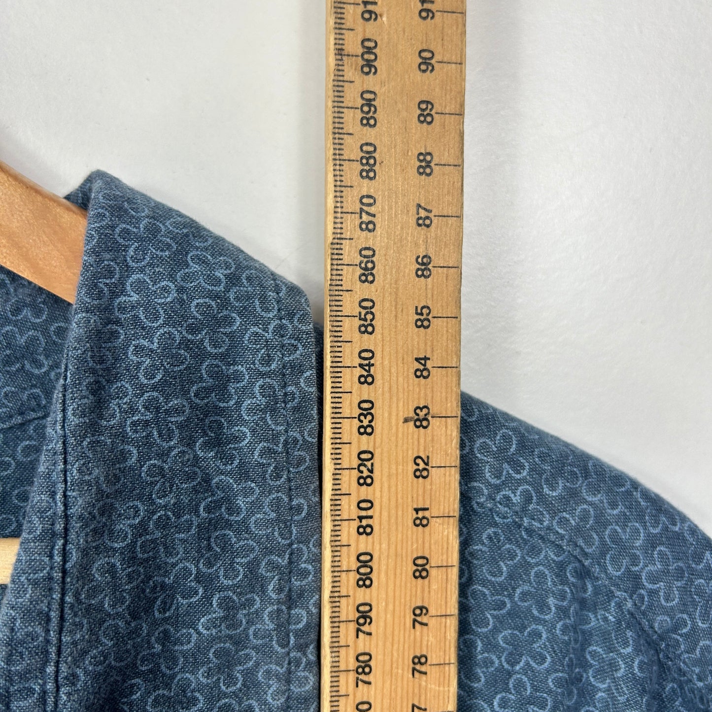 Target Man Plus Blue Patterned Shirt - Size 7XL