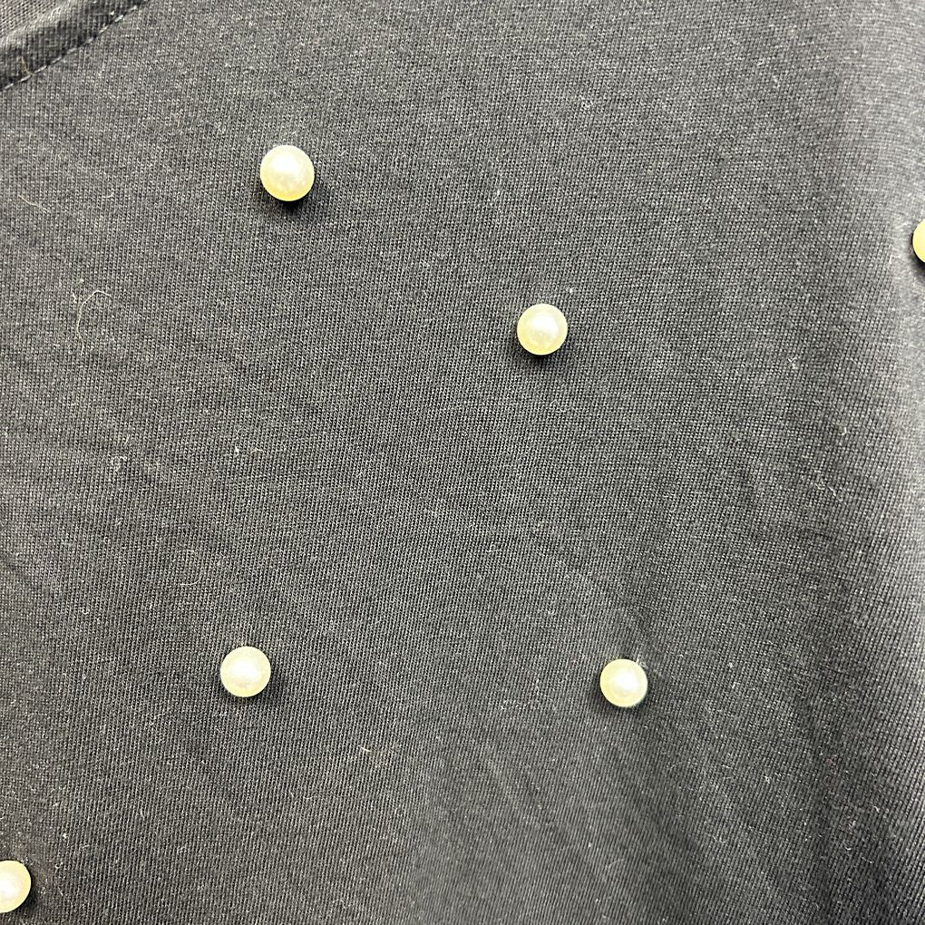 Bellecurve Black Cotton Top - Size 22