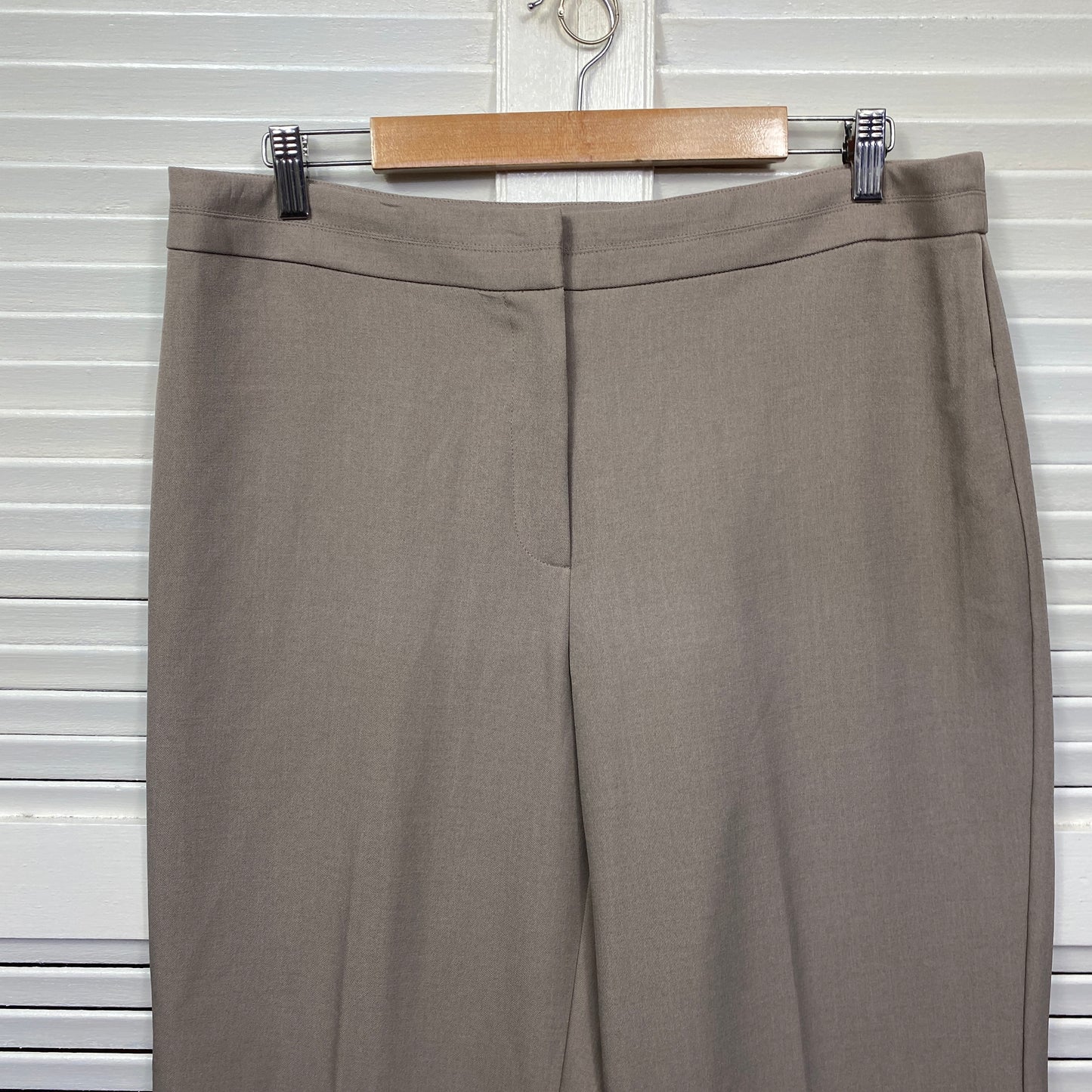 Liz Jordan Pants Size 16 Mushroom Zip Fly