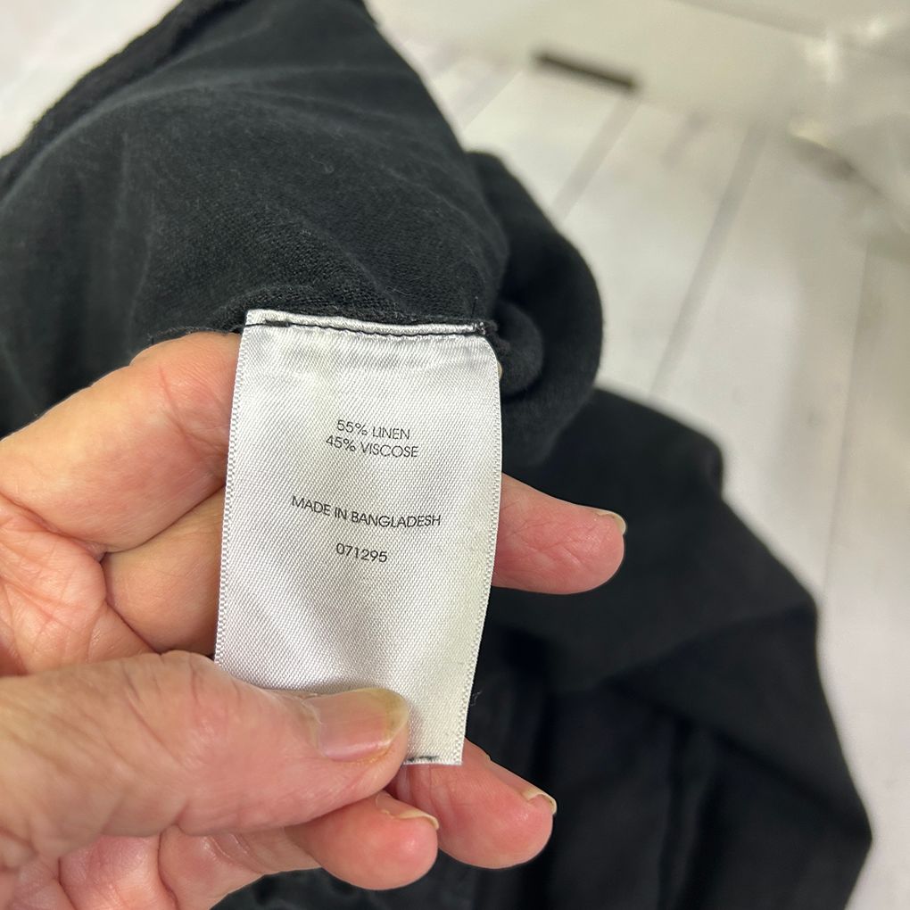 Sportsgirl Black Linen Pants - Size 18
