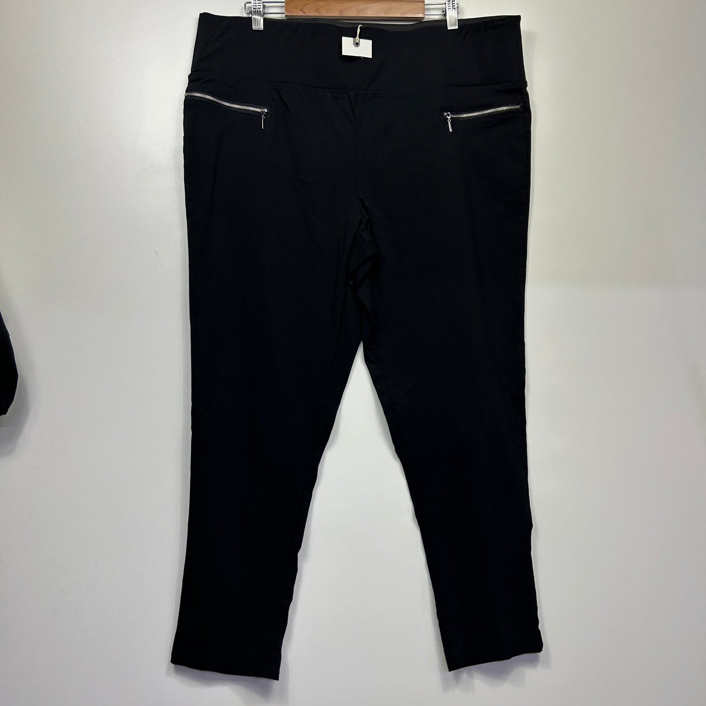 Rivers Pants Size 22 Black Pull On New