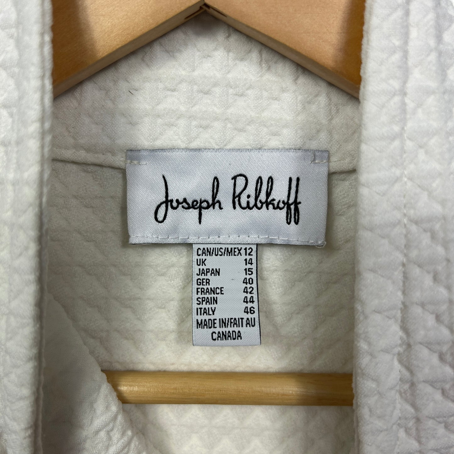 Joseph Ribkoff White Jacket - Size 14