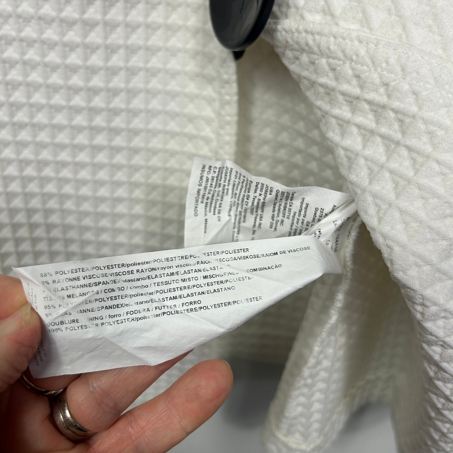 Joseph Ribkoff White Jacket - Size 14