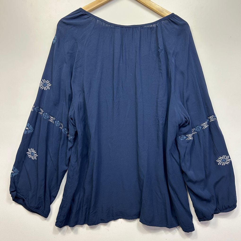 Katies Navy Top - Size 20
