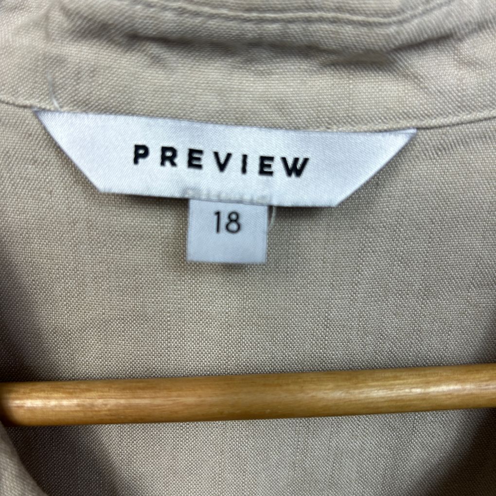 Preview Beige Linen Dress - Size 18